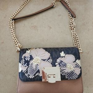 Floral Embellished Crossbody Bag